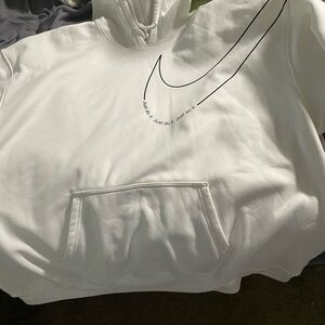 Nike Therma-Fit White Hoodie